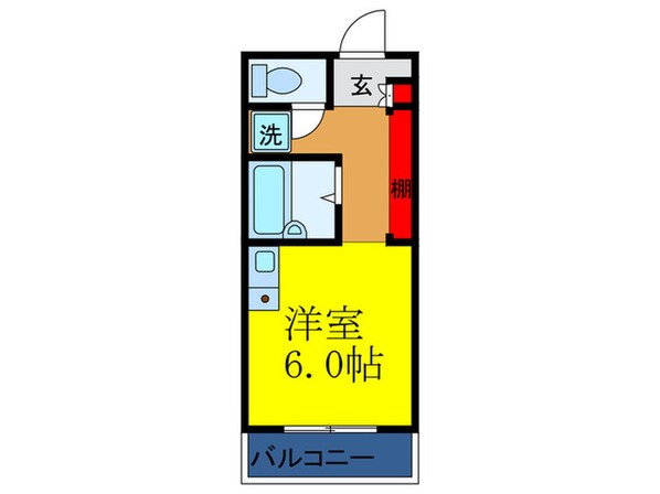 パルコ豊里の物件間取画像